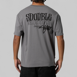 World Wide Roots T-Shirt - Steel Grey