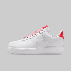 W's Air Force 1 '07 Next Nature - White/Light Crimson