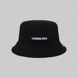 Logo Bucket Hat - Black