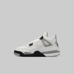 Air Jordan 4 Retro OG "White Cement" (Pre School)