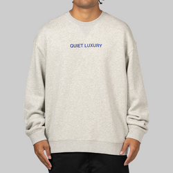 Quiet Luxury Crew - Ash