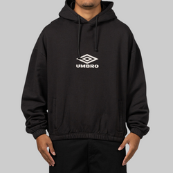 OG Logo Mask Hoodie - Washed Black