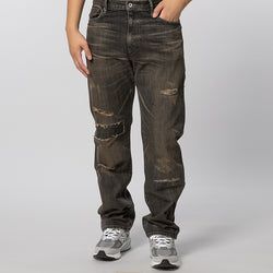 Savage Denim DP Mid Pant - Black