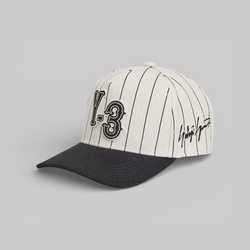 Pinstripe Cap - Chalk White