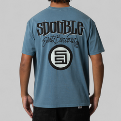 Combo Platter T-Shirt - Wash Marine Blue