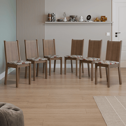 Color – Marrón/Hibiscos