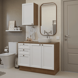 Color – Marrón/Blanco