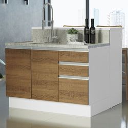 Color – Blanco/Marrón