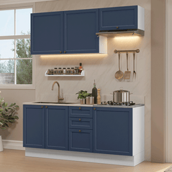 Color – Blanco/Azul