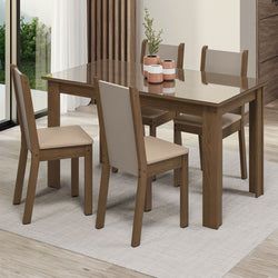 Color – Marrón/Crema/Beige