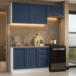 Color – Blanco/Azul