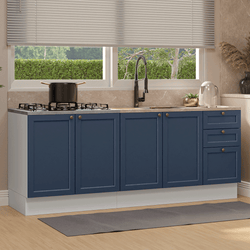 Color – Blanco/Azul