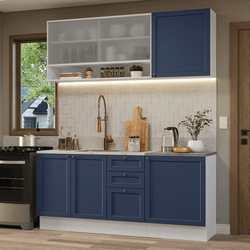 Color – Blanco/Azul