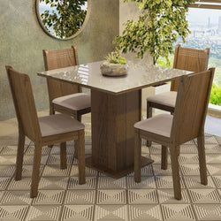 Color – Marrón/Crema/Beige