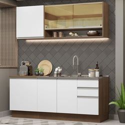 Color – Marrón/Blanco