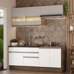 Color – Marrón/Blanco/Crema