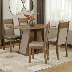 Color – Marrón/Crema/Beige