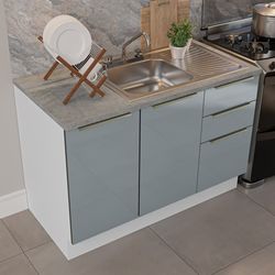 Blanco/Gris