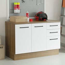 Color – Marrón/Blanco