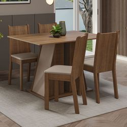 Color – Marrón/Crema/Beige