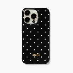 Farbe – Black Polka Dot