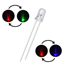 More DIP LEDs – 2-Pin Bicolour Round