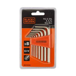 More Allen Key – Black&Decker 8pcs