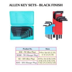 More Allen Key – Taparia Black-Finish-Set