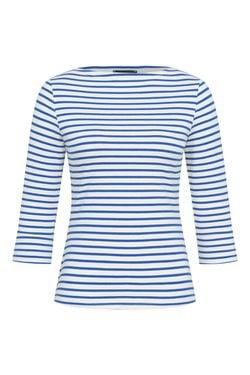 Print – Blau gestreift