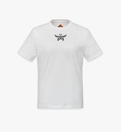 ★2023SS新作★WOOALONG★Signature logo cotton basic T-shirt Logo Print T-Shirt in Organic Cotton – mcmworldwide.ksa