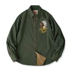 インディアン酋長プリント&刺繍入り