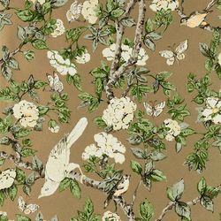 Gold Metallic & Gardenia Green