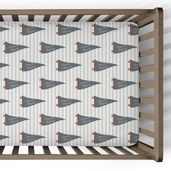 Pattern – Boyhood Pennant Stripe Sky
