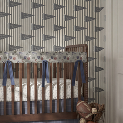 Pattern – Boyhood Pennant Stripe Olive