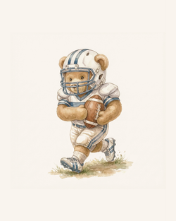 Pattern – Football Teddy