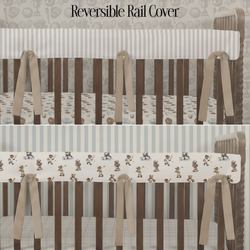 Pattern – Playroom Stripe Taupe + Varsity Teddy
