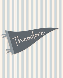 Pattern – Personalized Pennant Stripes