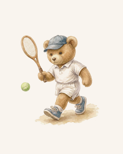 Pattern – Tennis Teddy