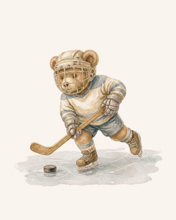 Pattern – Hockey Teddy