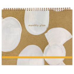 Monthly Planner Watercolor Sketchbook