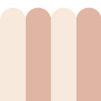 Couleur – rose poudré-crème