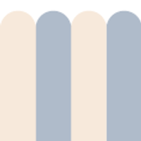 Couleur – bleu lavande-crème