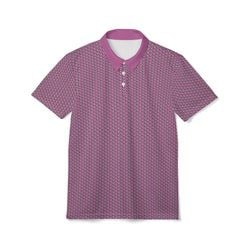 Alien Performance Golf Polo – Silver / Pink