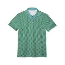 Alien Performance Golf Polo – Green / Teal