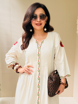 Similar Embroidered Dresses – Pearl White