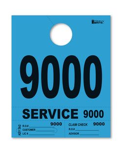 4 Part Heavy Brite Disp. No. - HB4P-9 - Blue - 9000-9999