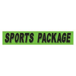 Option – Flourescent Green & Black Slogan - Sports Package - Qty. 12