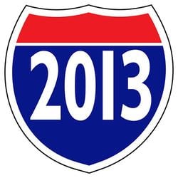 Option – Window Sticker - Interstate Shield - 2013 - Qty. 12