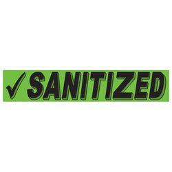 Option – Flourescent Green & Black Slogan - Sanitized - Qty. 12