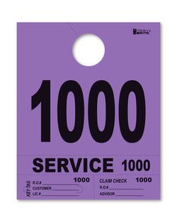 4 Part Heavy Brite Disp. No. - HB4P-1 - Purple - 1000-1999
